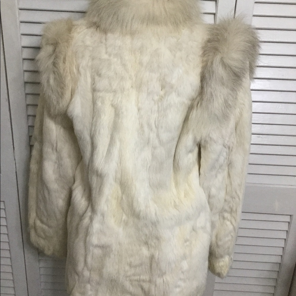 Very Nice Rabbit Fur Zippered Jacket - Picture 3 of 8